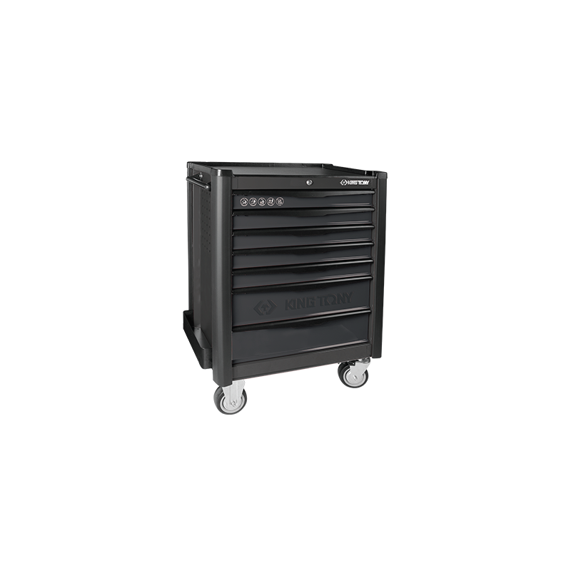 KING TONY Bumper + Tool Trolley Black KING TONY Bumper + Tool Trolley Black