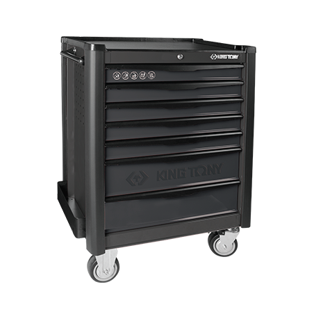 KING TONY Bumper + Tool Trolley Black