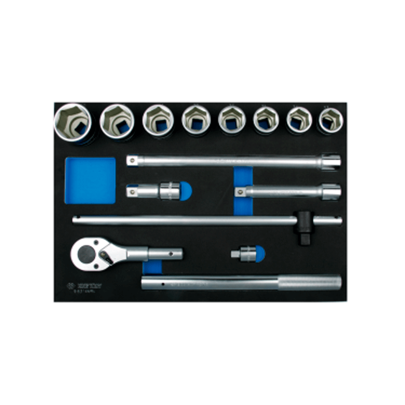 KING TONY Socket Set and Accessories for Tool Trolley 14 (un.) KING TONY Socket Set and Accessories for Tool Trolley 14 (un.)