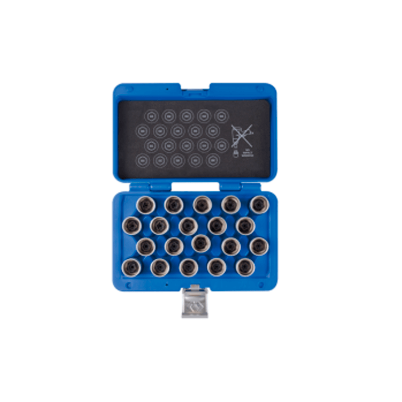 KING TONY Wheel Lock Screw Socket Set BMW 20 (un.) KING TONY Wheel Lock Screw Socket Set BMW 20 (un.)