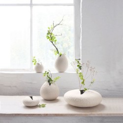Florero Natural Ø15Cm - Carve