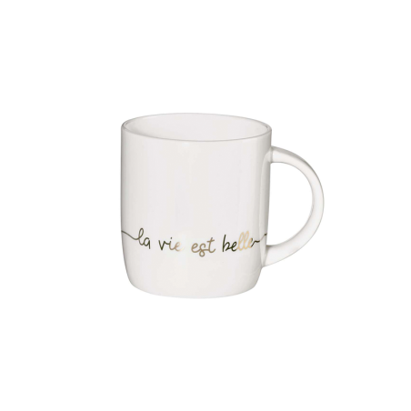 Caneca Ø8,7cm La Vie et Belle - Linia