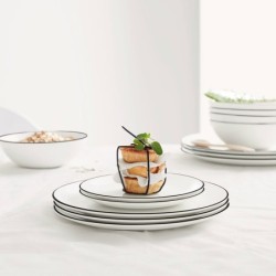 Plato para Postre ø21cm - Ligne Noire