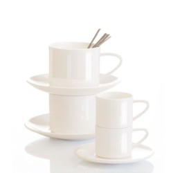 Espresso Cup With Saucer Stackable - À Table