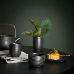 Taça para Chá 200ml Preto - Japandi