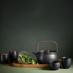 Tea Bowl 200ml Black - Japandi
