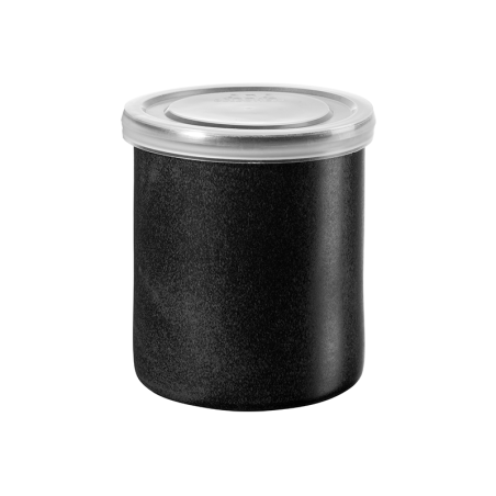 Frasco com Tampa de Plástico 10cm Preto - Kitchen'Art