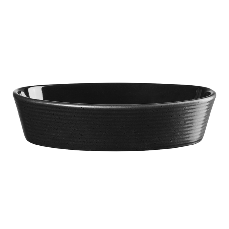 Taça Refratária Oval 25cm Preto - Kitchen'Art
