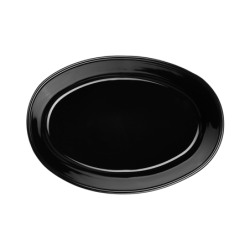 Taça Refratária Oval 25cm Preto - Kitchen'Art