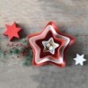 Decorative Star 16cm Red - Xmas