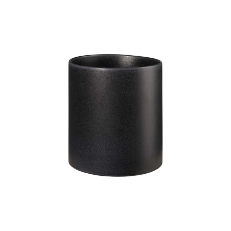 Macetero Negro Cilindrico 15cm - Haruko