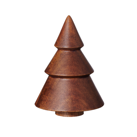 Deco Fir Tree 5,6cm Acacia - Wood Dark