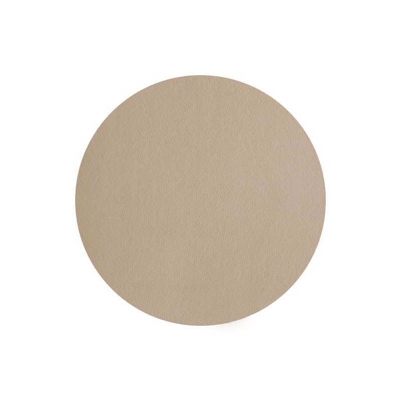 Placemat Round - Leder