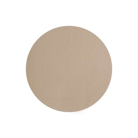 Placemat Round - Leder