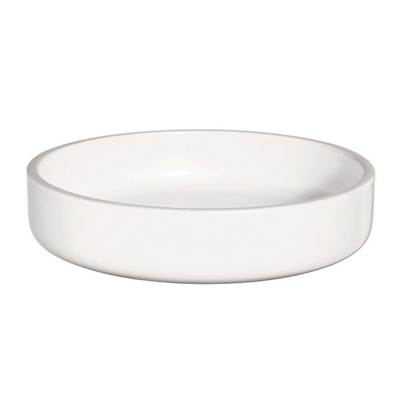 TAÇA L 14.5X3.5CM BRANCA
