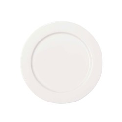 Plate with Rim - Muga White