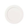 Plate with Rim - Muga White
