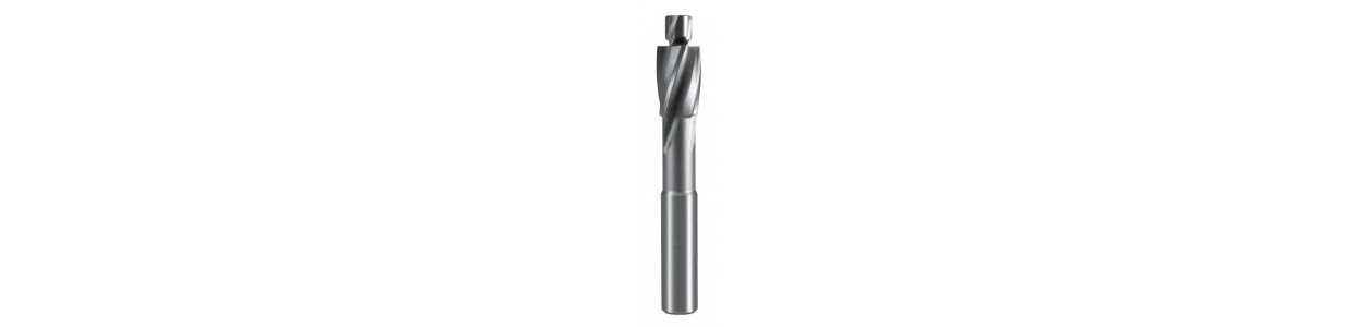 Flat countersinkers DIN 373 HSS with fix