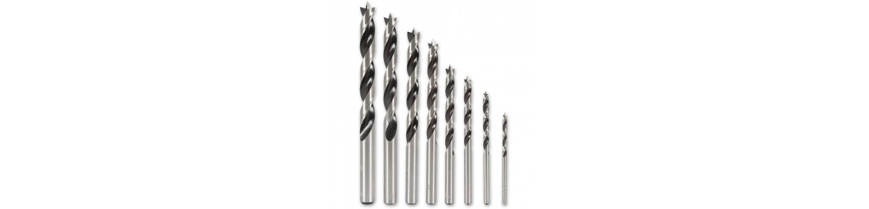 Wood twist drill chrome vanadium